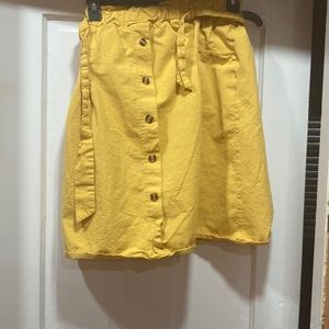 Yellow skirt